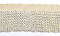 Belagio Bullion Fringe Trim, 4" Wide, Softer Collection, 15 Yards, Beige
